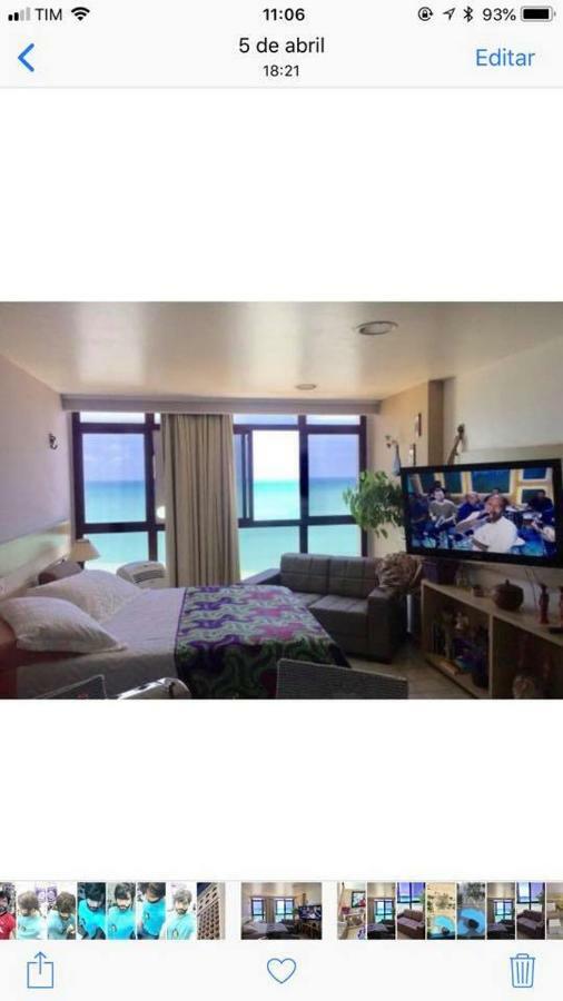 Appartement Flat Apt Mobiliado Beira Mar à Récife Extérieur photo